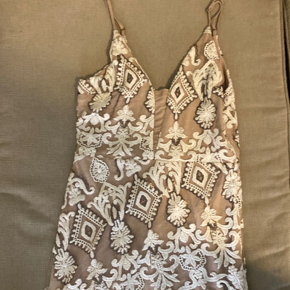 Nude Lace Dress